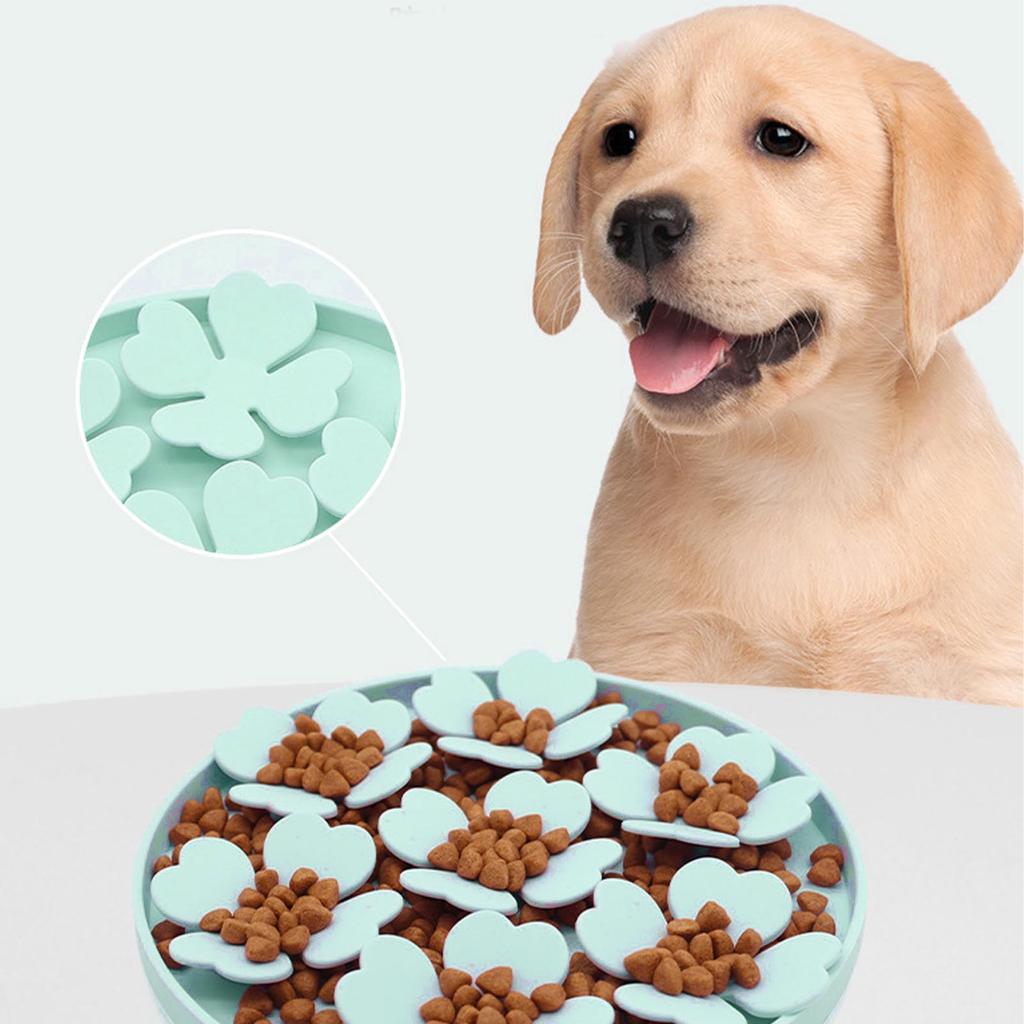 Cat Pet Silicone Slow Food Mat with Suction Cup Cat Pet Dog Feeder Lick Pad for Home Shop Light