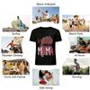 I Got It From My Mama Heart Print Casual Top Pure cotton T-shirt