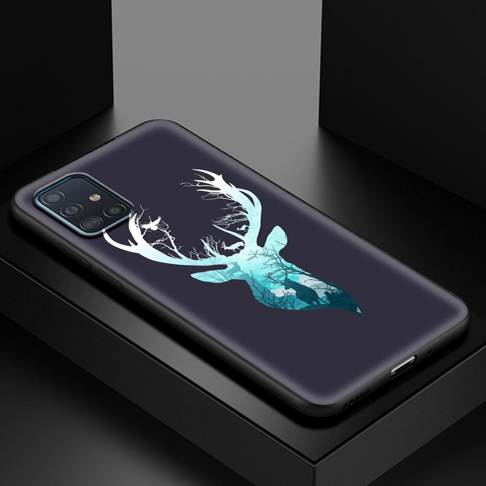 Hirschjagd Camo Handyhülle für Samsung Galaxy A51 A71 A21s A31 A41 M31 A11 M51 A12 M31s A01 A91 M11 A42 A32 5G Cover Capa