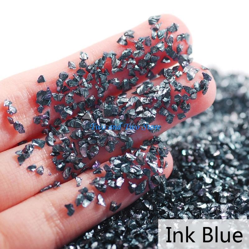 HX6F 50g Decorative Crystals Broken Stones Bulk UV Resin Fillers DIY Mold Art Crafts