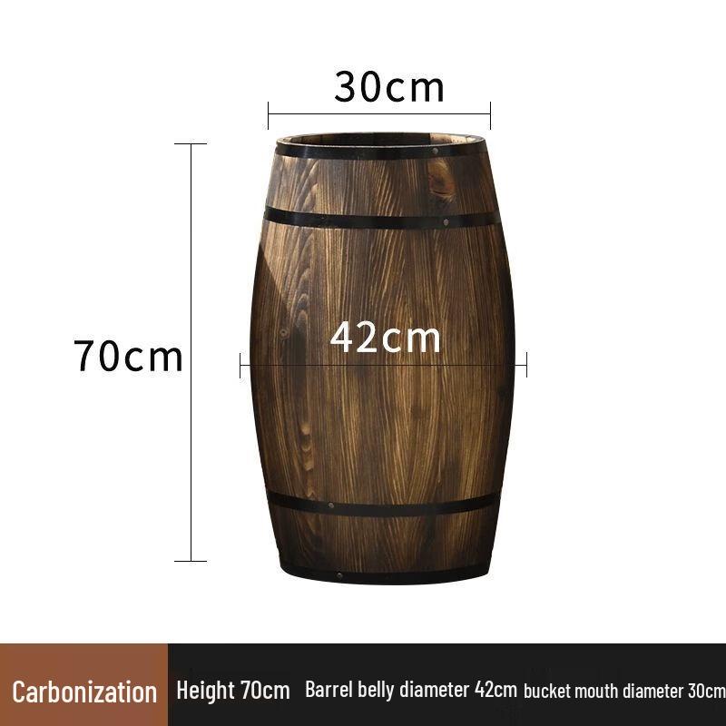

Custom Solid Wood Decorative Barrel