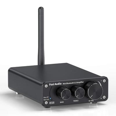 Fosi Audio BT10A Bluetooth zosilňovač Stereo zosilňovač 50W x2 Malý Vysoký Basy 2-kanálový Digitálny Prijímač Triedy D Základný Zosilňovač pre Pasívne Reproduktory pre