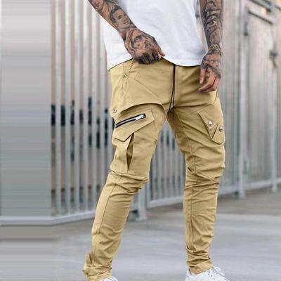  New Outdoor Men's Casual Loose Large Straight Multi Bag Sports Cargo Pants