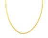 High End 18K Gold Plated Herringbone Choker Necklace Snake Stainless Steel Necklace
