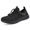 Spring Autumn Flyknit Lightweight Travel Shoes Breathable Couple Leisure Hiking Single Shoes Fitness Sneakers