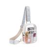 Transparent Women's Single Shoulder Cross-Body Bag with Adjustable Strap