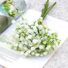 10 ks 32cm Gypsophila Ruční Měkký Pryžový Pocit Umělé Květiny Kytice Svatba Domácí Dekorace Plastová Simulace Falešná Květina