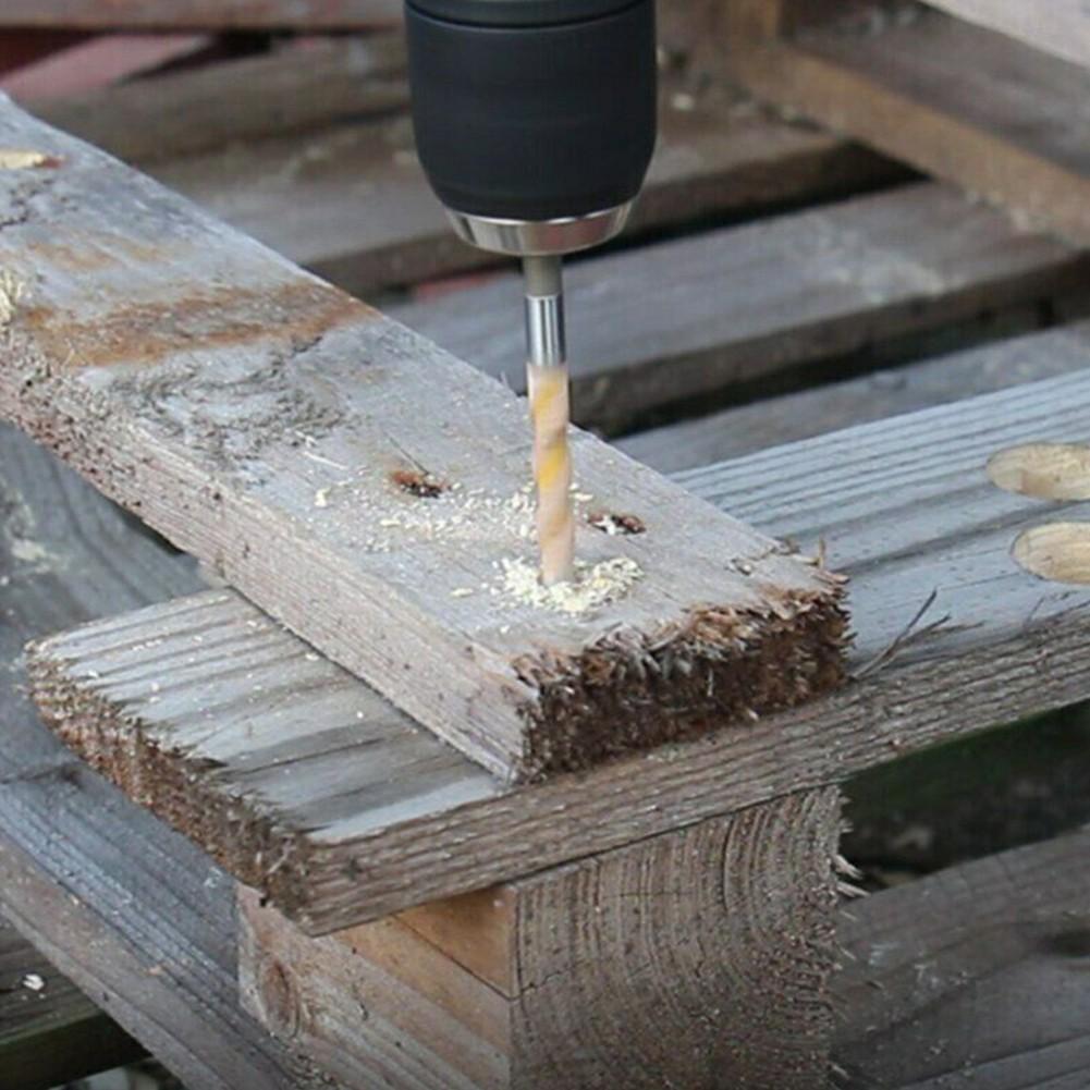 Burghiu din carbură cu tijă hexagonală de 1/4" 4 buc. Instrument de lucru manual