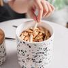 Scandinavian ceramic jars sealed jars for food storage seasoning boxes grain storage containers dried fruit coffee candy jars