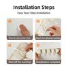 Wall Mounted Mop Clip Automatic Adjustable Mop Storage Rack New Mop Holder