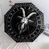 0106 Runic Sheep Head  pattern, automatic folding umbrella, portable and foldable design, 8 ribs, a Christmas or birthday gift.