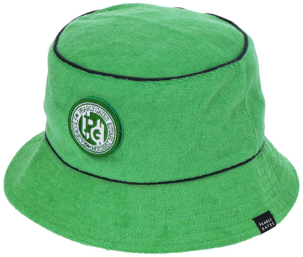 [PEARLY GATES] Unisex Bucket Hat (Pile Fabric)  Golf Hat  053-4187507 140Green FR