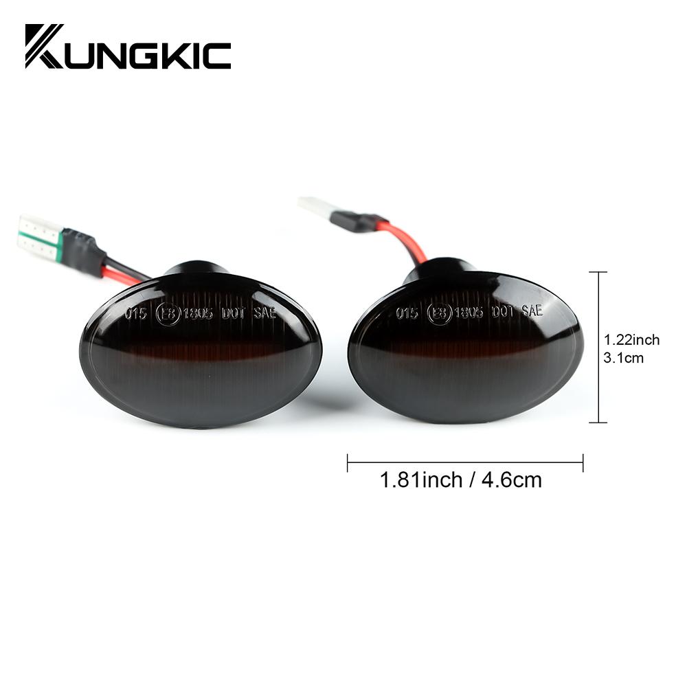 LED Turn Flowing Signal Light For Fiat 500 Abarth 595 695 2007-2025 For 500L 500C 2012-2025 Car Dynamic Side Marker Lamp