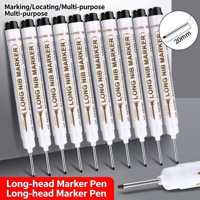 1Pc Long Needle Marker Pen Waterproof Deep Hole Metal Bathroom Woodworking Tile Screw 20Mm Dash Pen Marker Pen