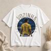 2026 Vozinha Ritratto Bianco e Nero Collage Riempire Lettera Vintage Cotone Lavato Vintage T-shirt Vozinha Capo Verde Cerchio Stella Bandiera Striscione Calcio T-shirt