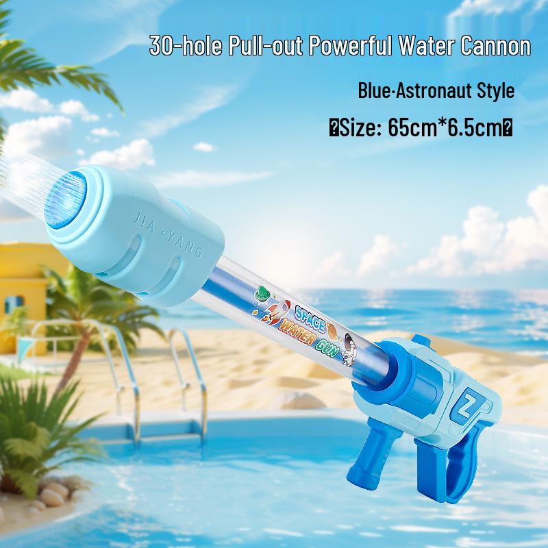 Cross-Border Long-Range Water Cannon Toy: Large Capacity Floating Water Gun for Beach Battles
