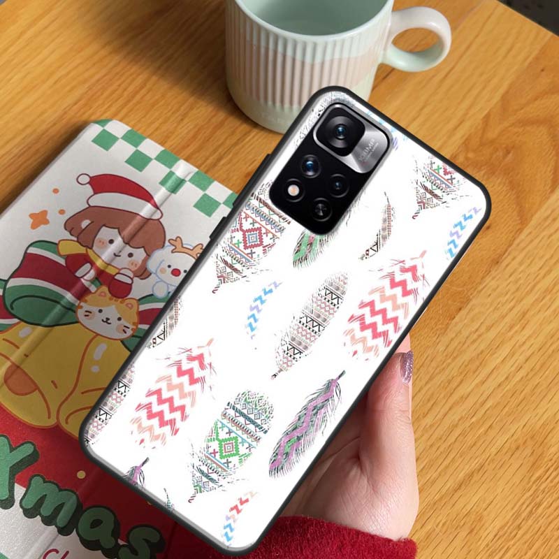 AZTEC FEATHERS Case For Xiaomi Redmi Note 14 Pro 13 12 11 10 15 Pro Plus Redmi 15 C 13 10C 12C 14C 13C Cover