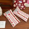 2025 Strawberry Glasses Storage Bag Dustproof Anti Pressure Sunglasses Case with Button Glasses Protective Cover