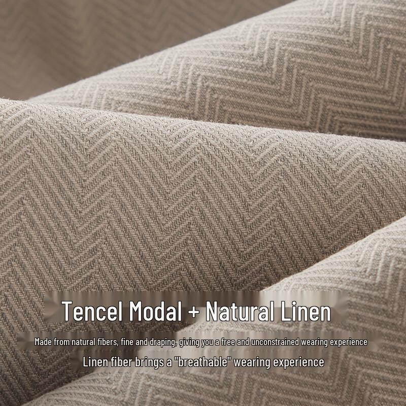 Judger Men's Lyocell Modal Blend Business Casual Trousers