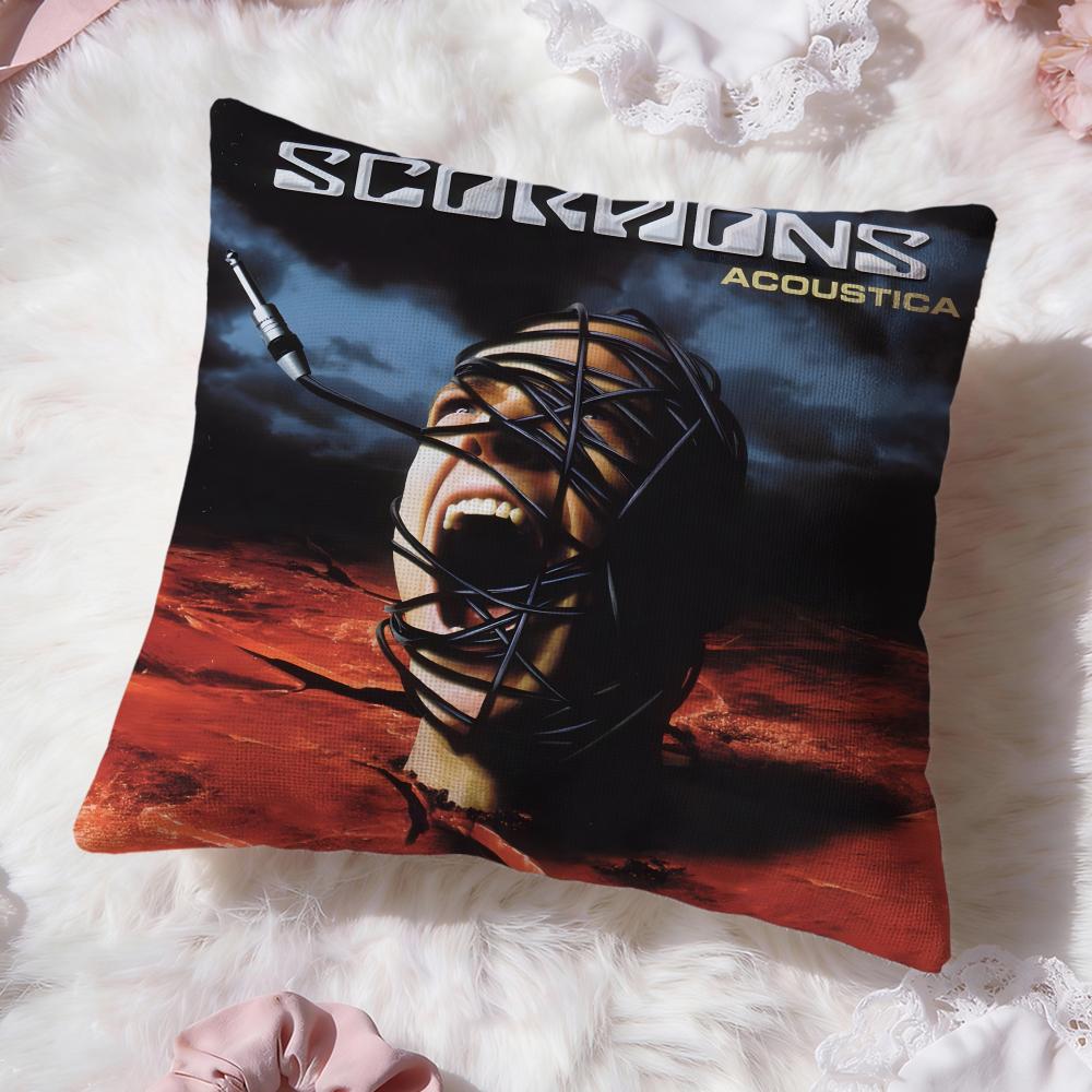 Scorpions Band Hot Cushion Cover Premium Comfort Reversible Pillow Cove -Two In One Design for Any Room & Car Interior
