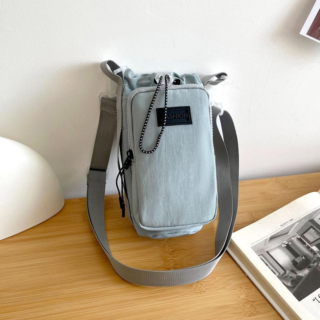 Multifunctional Outdoor Travel Water Bottle Cup Bag Lightweight Sports Crossbody Bag Cycling Backpack Single Shoulder Phone Bag