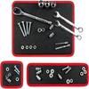 S/M/L Magnetic Tool Mat Heavy-Duty Magnetic Parts Holder Magnetic Storage Mat Organizer Garages