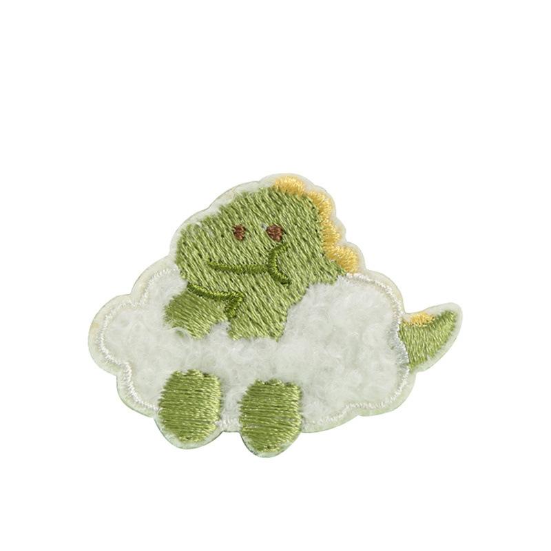 Three Loves Cute Cartoon Animal Cloth Sticker Pattern Patch Sticker Clothes Pants Hole Repair Subsidy Patch Sticker Embroidery Sticker