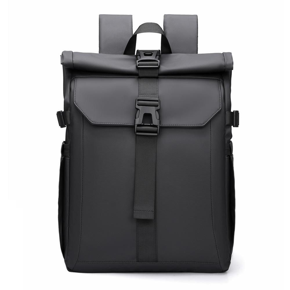 

Рюкзак большой вместимости, модный повседневный школьный рюкзак, дорожная сумка, мужской водонепроницаемый рюкзак для компьютера чёрный