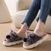 Women Slippers Cute Cartoon Linen Couples Home Slippers Women Summer Indoor House Non Slip Thick Sandals 2025 New Men's Slippers