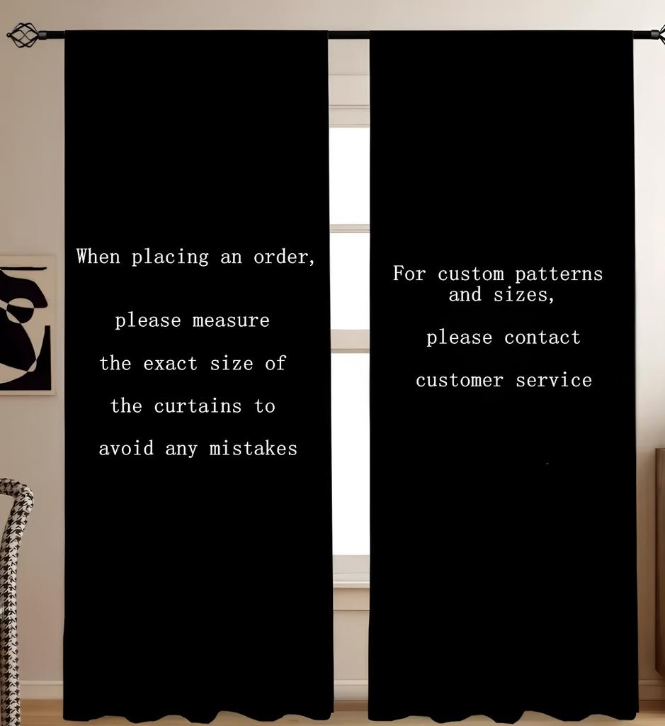 2 Pcs Bee flower print curtains,suitable for bedroom,living room kitchen decoration,home decoration,window decoration