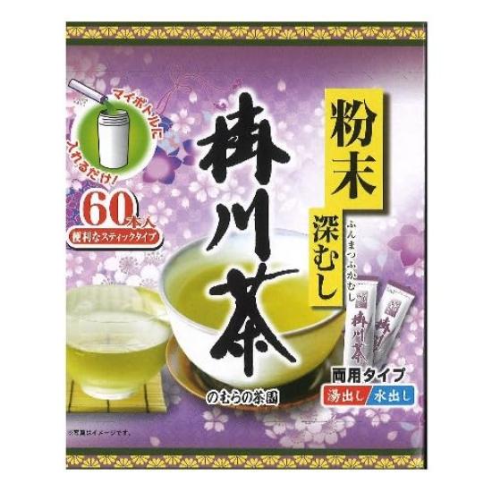 Nomura Sangyo Nomura no Chaen Powdered Kakegawa Tea Sticks 30g x 60 Deep-Steamed (0.5g sticks)