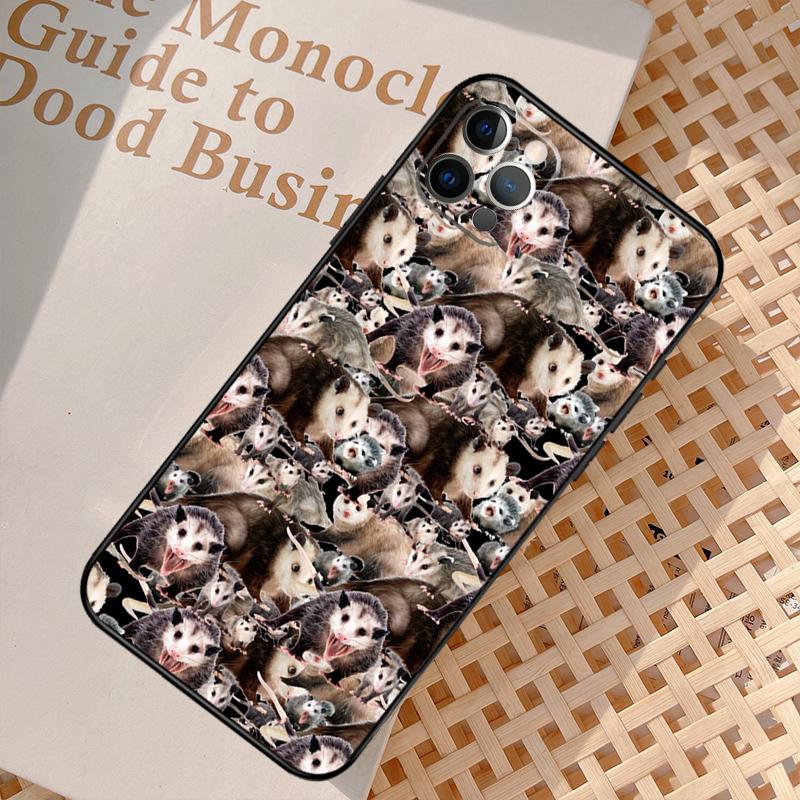 Dishwasher Possum Cute Case For iPhone 16 13 11 12 14 15 Pro Max Mini XR X XS MAX Plus Cover Cases