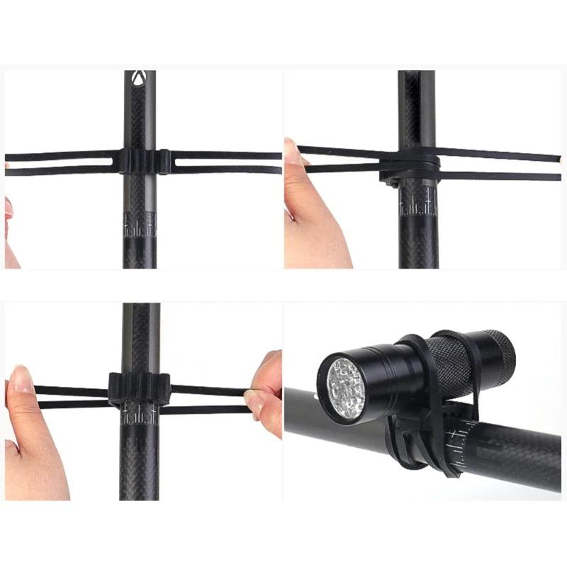 10pcs Silicone Mount Bands Light Rubber Straps for Headlight Taillight Fixing Universal Bike Motorcycle Bicycle Accessories