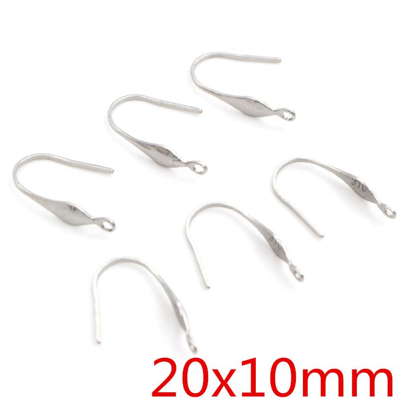 20pcs 316 Stainless Steel Geometric Polygonal Earring Stud Earring Hooks Posts Connector For DIY Earring Jewelry Making Supplies