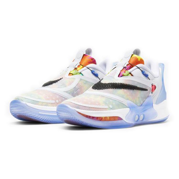 Nike Adapt BB 2.0 Tie-Dye GC Charger Men Sneakers White CV2442-100