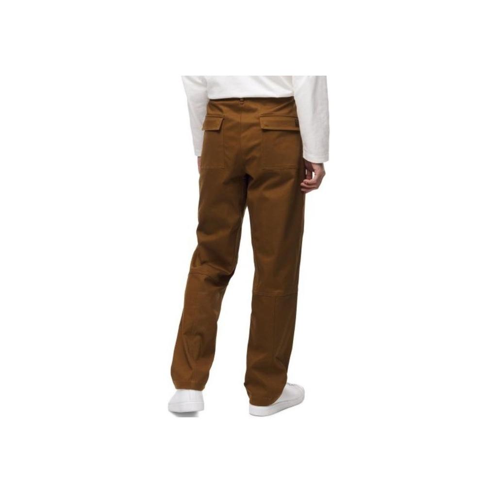 Puma X Maison Kitsune Einfarbige gewebte Freizeithose Herren Unterteile Braun 532329-43