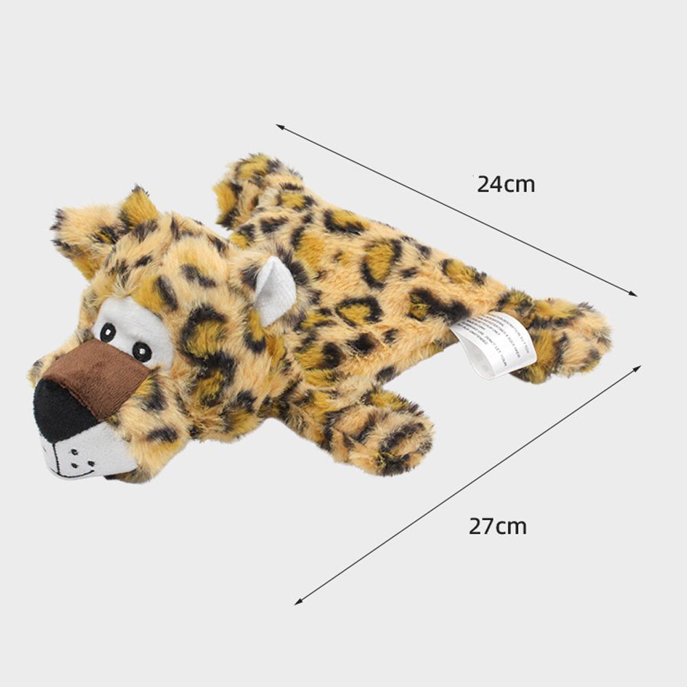 Plüsch Niedliche Leopard Hund Spielzeug Künstliches Tier Tiger Haustier Quietschspielzeug