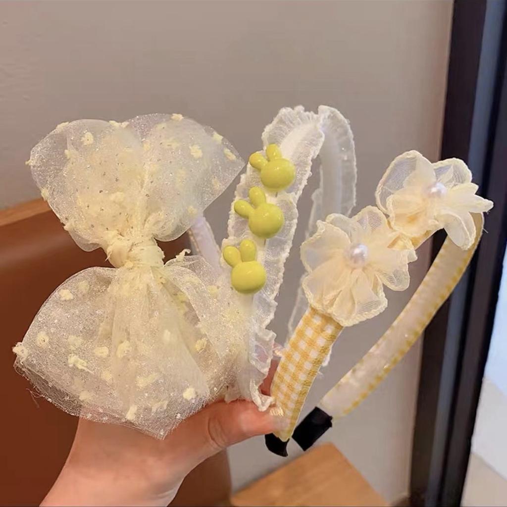 3Pcs/Set Children Cute Sweet Colors Flower Hairbands Headwears Girls Fashion Hair Hoop Headbands Kids Hair Accessories