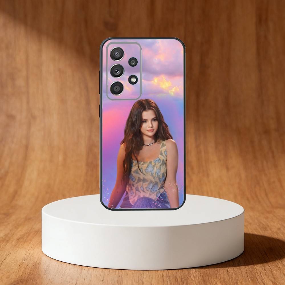 Singer S-Selena Gomez Phone Case For Samsung S25,S24,S21,S22,S23,S30,Ultra,S20,Plus,Fe,Note,10,9,5G Black Cover