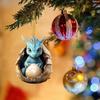 Adorable Cartoon Dragon Baby Christmas Ornament For Festive Family Decoration