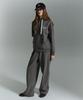 OIOI COLLECTION Pigment Washed Curved Sweatpants [Khaki]