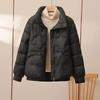 Women Light Down Jacket Casual Autumn Winter Outwear Stand Collar Warm   Down Coat  Fashion