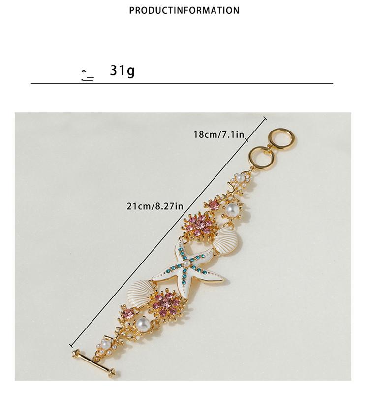 Europäisches und amerikanisches exotisches Strand-Ozean-Armband, Seestern, Shanhu-Armband, Muschel-Boot-Anker-Armband, weibliches böhmisches Armband