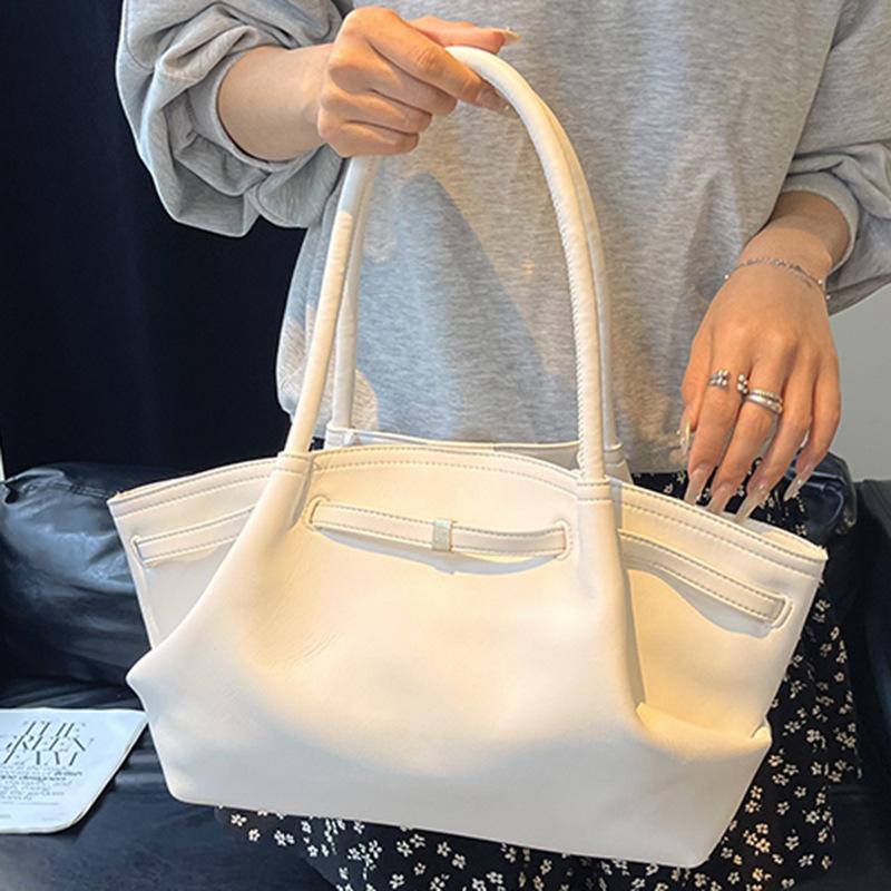 2025 Summer New Casual Simple Tote Bag Women Commute To Work Large Capacity Shoulder Bag Fashion Sense Armpit Bag