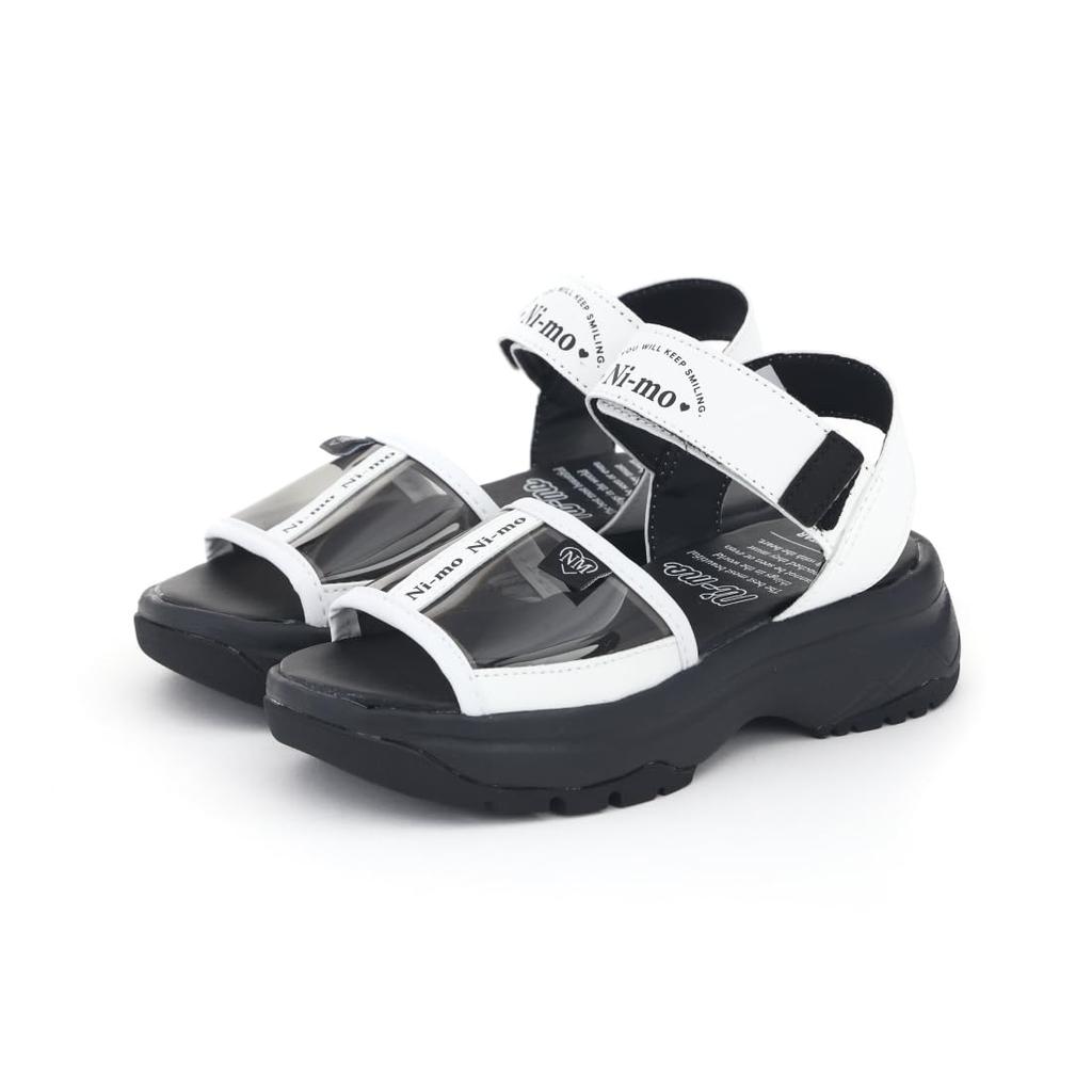 Sandalen NM J131 Mädchen cm 2E [Moonstar] Weiß/Schwarz 22.0