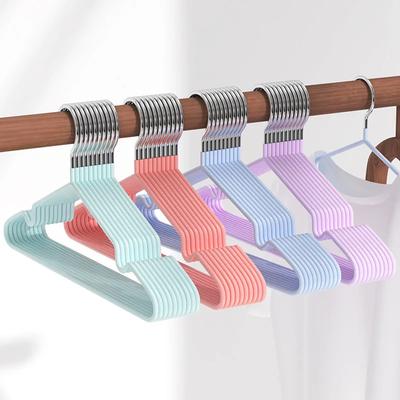 Child-Safe Anti-Slip Iron Wire Clothes Hanger For Home Use Dual-Purpose Dry And Wet Clothes Hanger Adults And Children