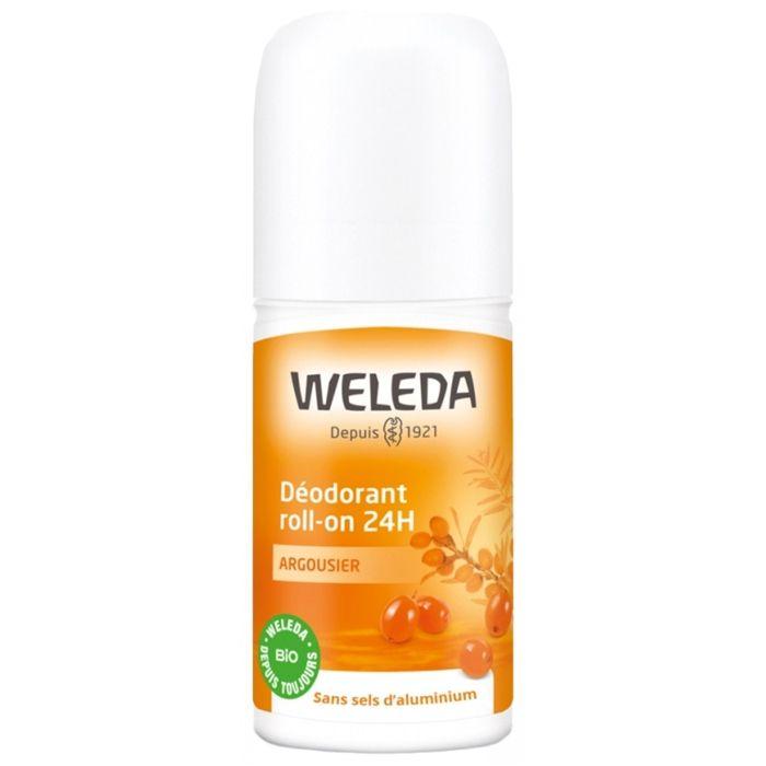 Déodorant - WELEDA - Argousier - 24h - Roll-On 50ml - Sans sels d'aluminium