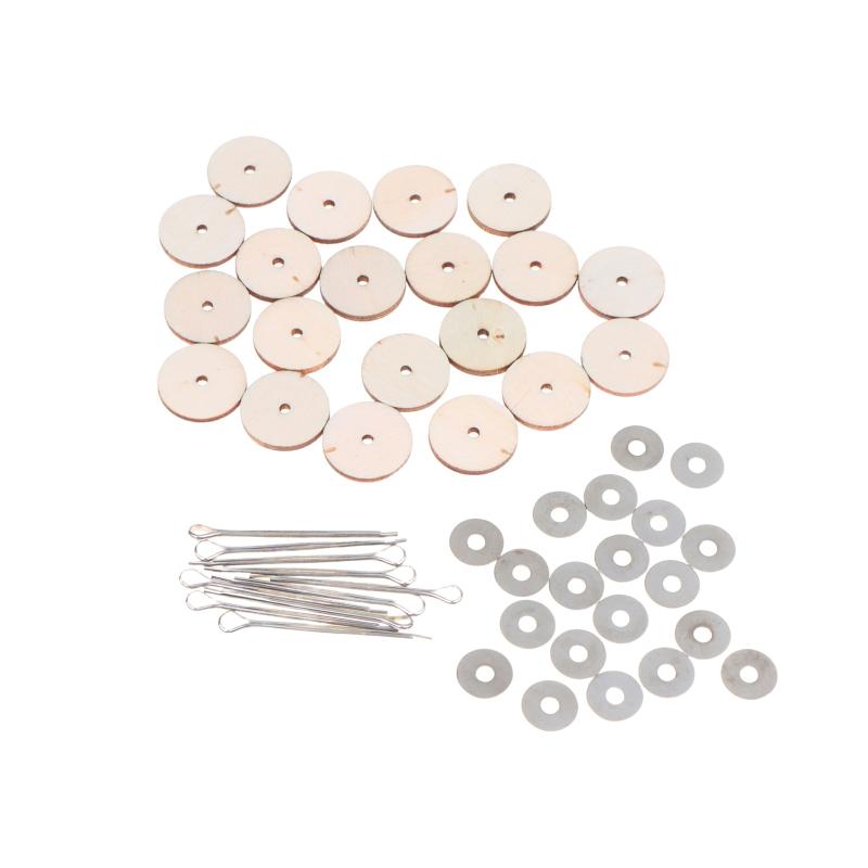 10Sets Wood Joints Connectors For Handmade Bear Craft Children Kids Toy Diy Scrapbooking Manual Handicraft Accessory