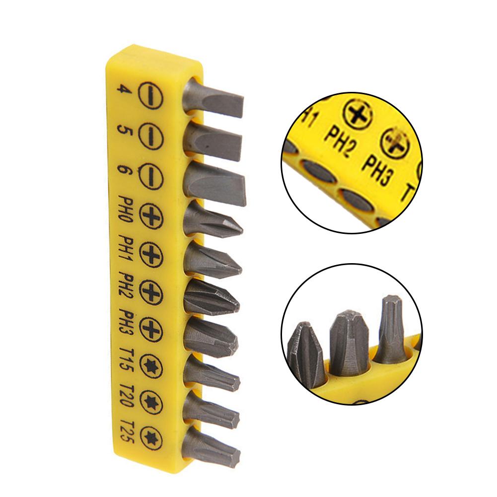 Magnetic Drill Bit Magnetic Drill Bit Screwdriver Bit Set Slotted Cross Bit Set