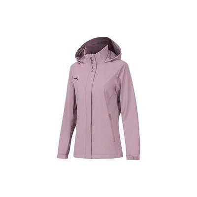 Fitness Series Solid Color Water-Resistant Hooded Sports Jacket Women Jackets Xianxia-Purple AFDT748-2